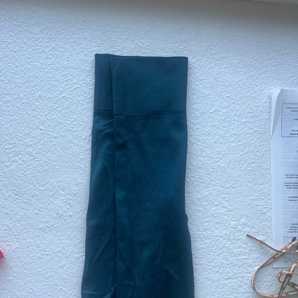teal leggings from aritzia by babaton - Picture 2 of 3